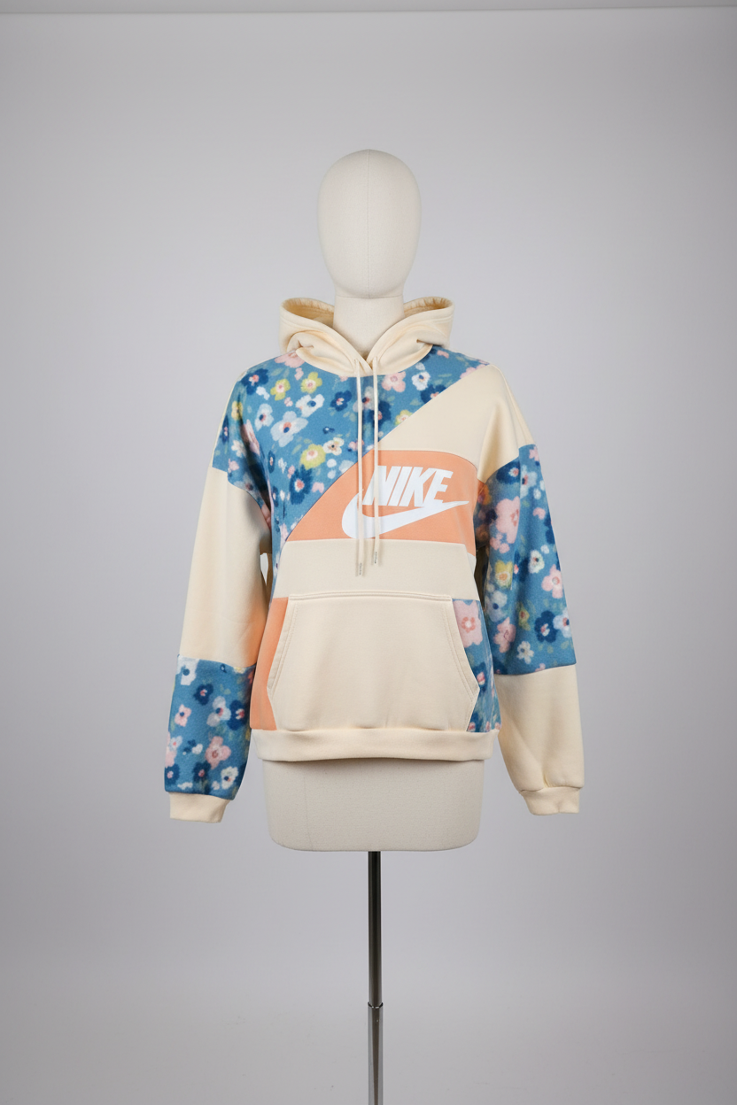 2X Peach, Floral, Off-white Nike Hoodie