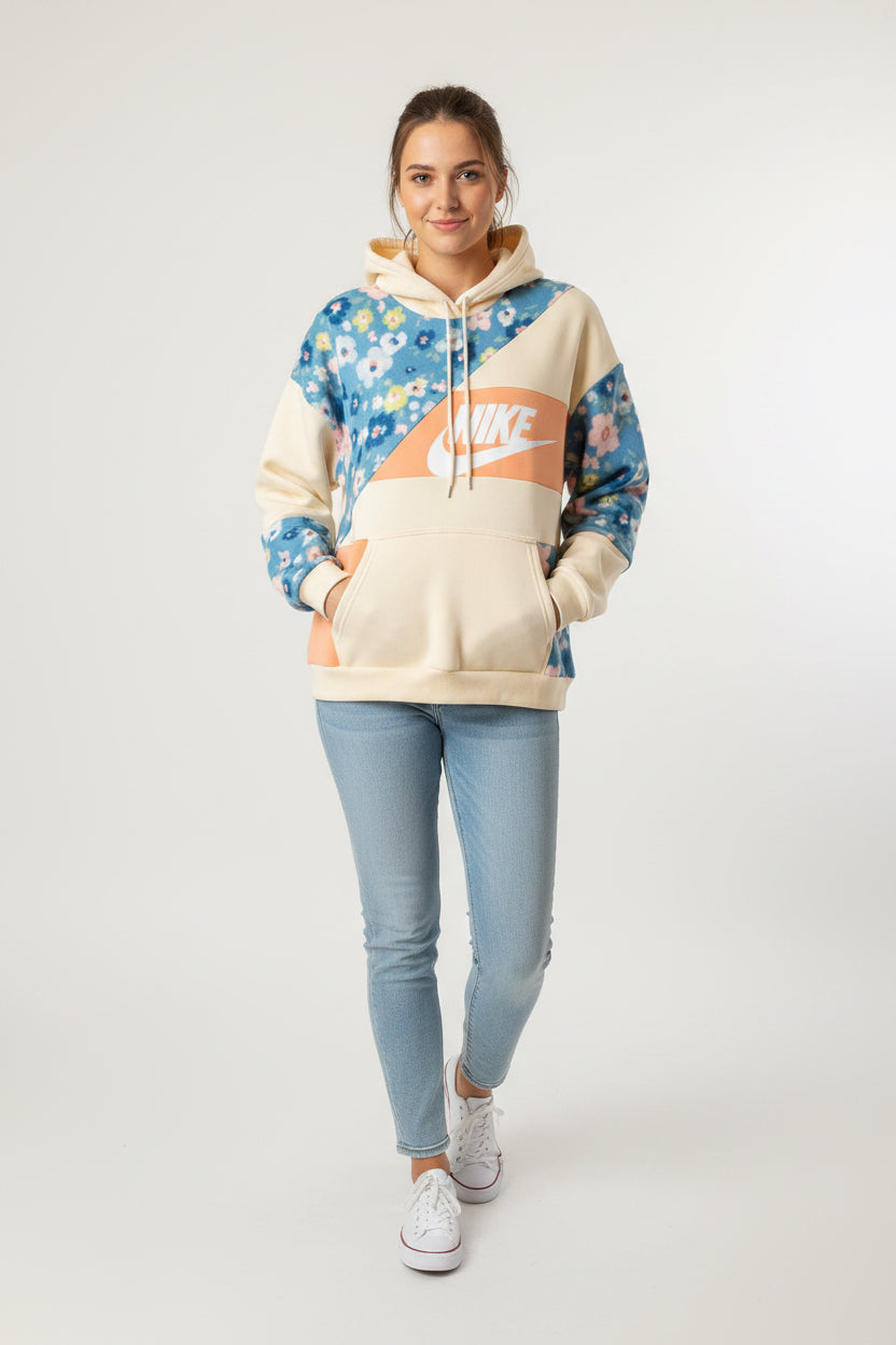 2X Peach, Floral, Off-white Nike Hoodie
